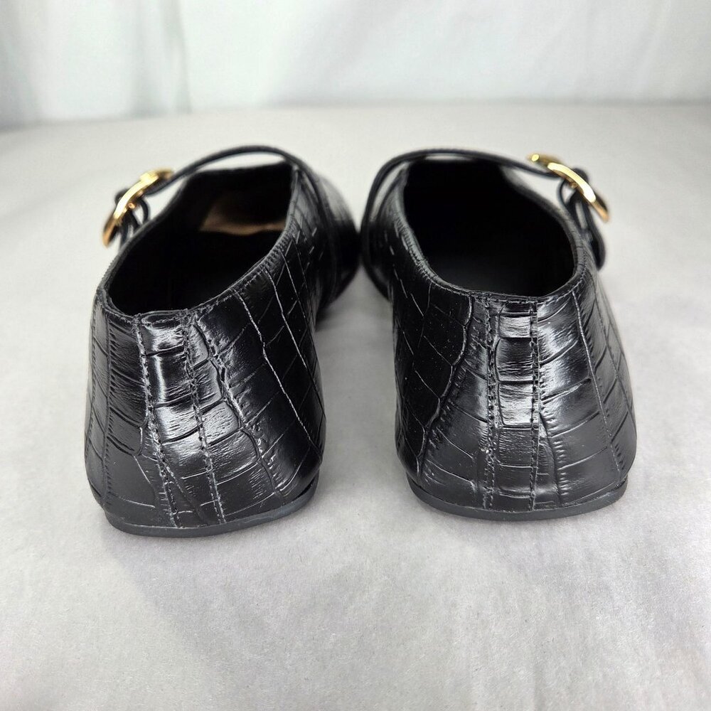 NWT Arezzo Women's Erica Round Toe Ballet Flats - Picture 4 of 7
